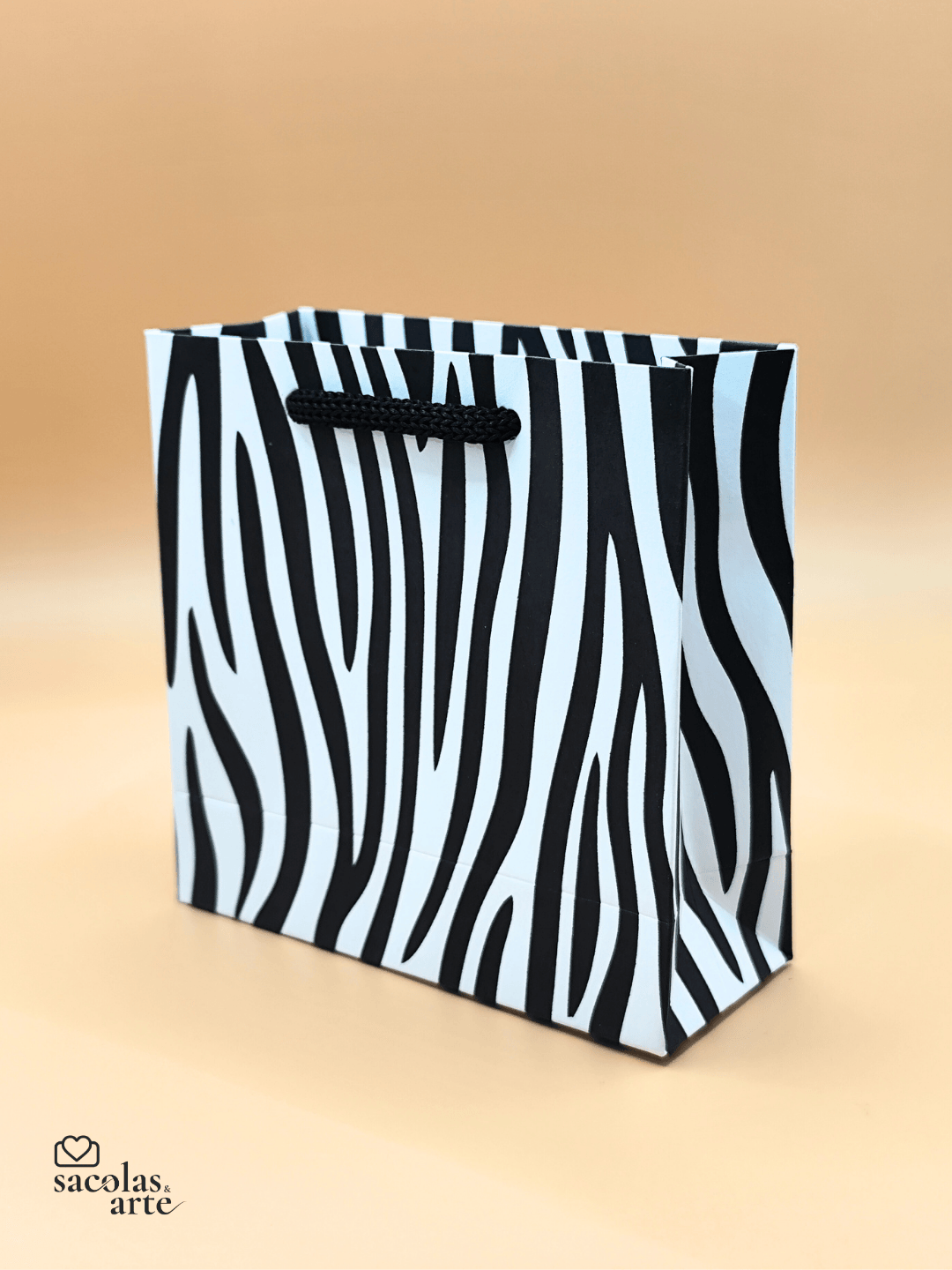 10 Sacolas de Papel Estampadas MINI - 10x04x10