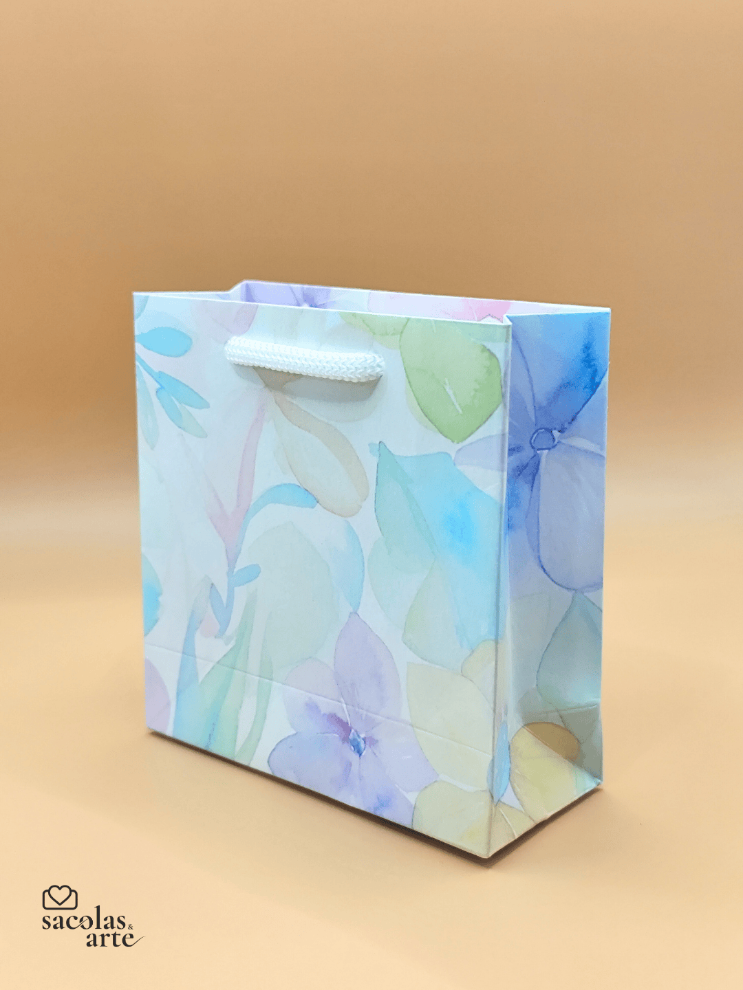10 Sacolas de Papel Estampadas MINI - 10x04x10