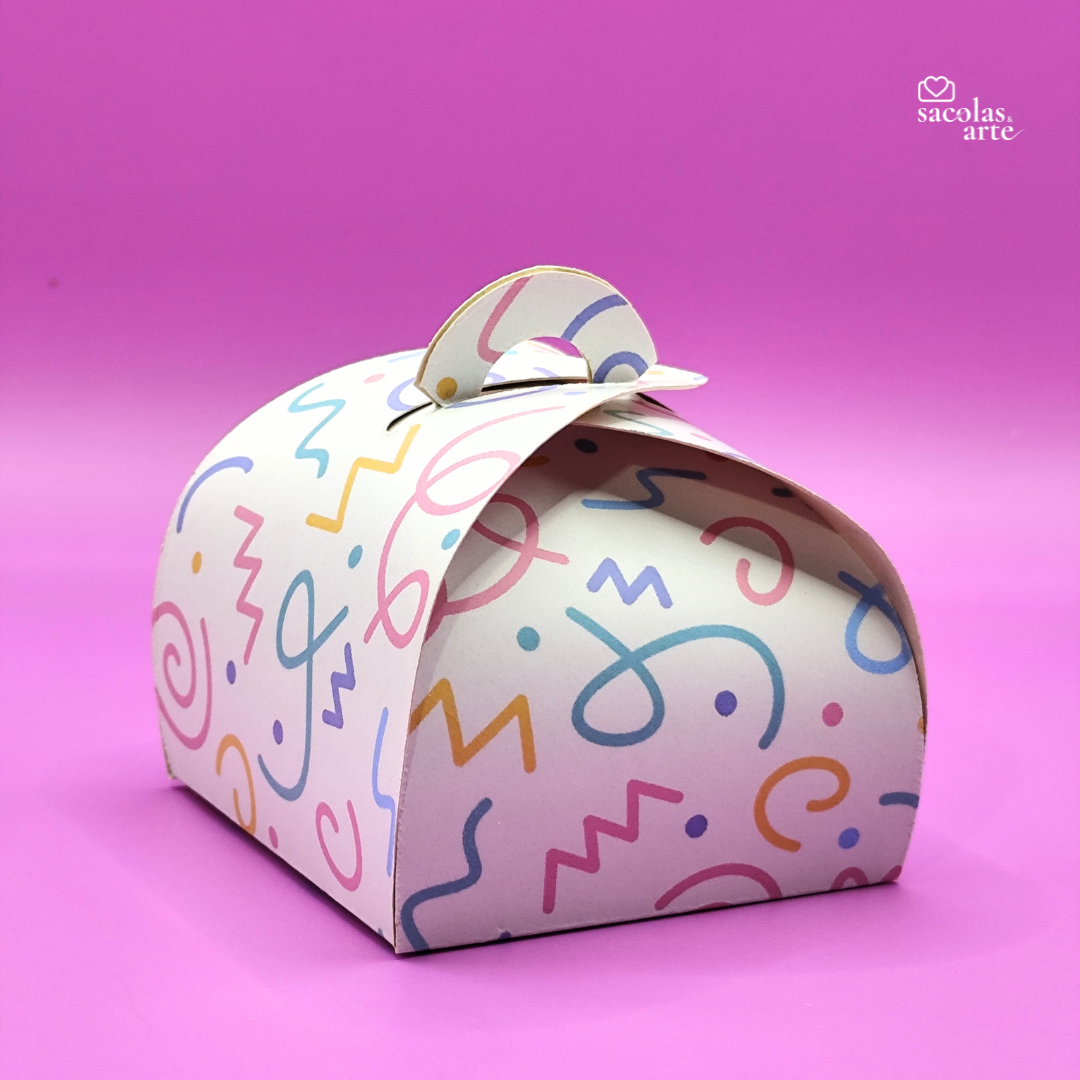 50 Caixas de Bem Casado Estampadas – 5,5cm