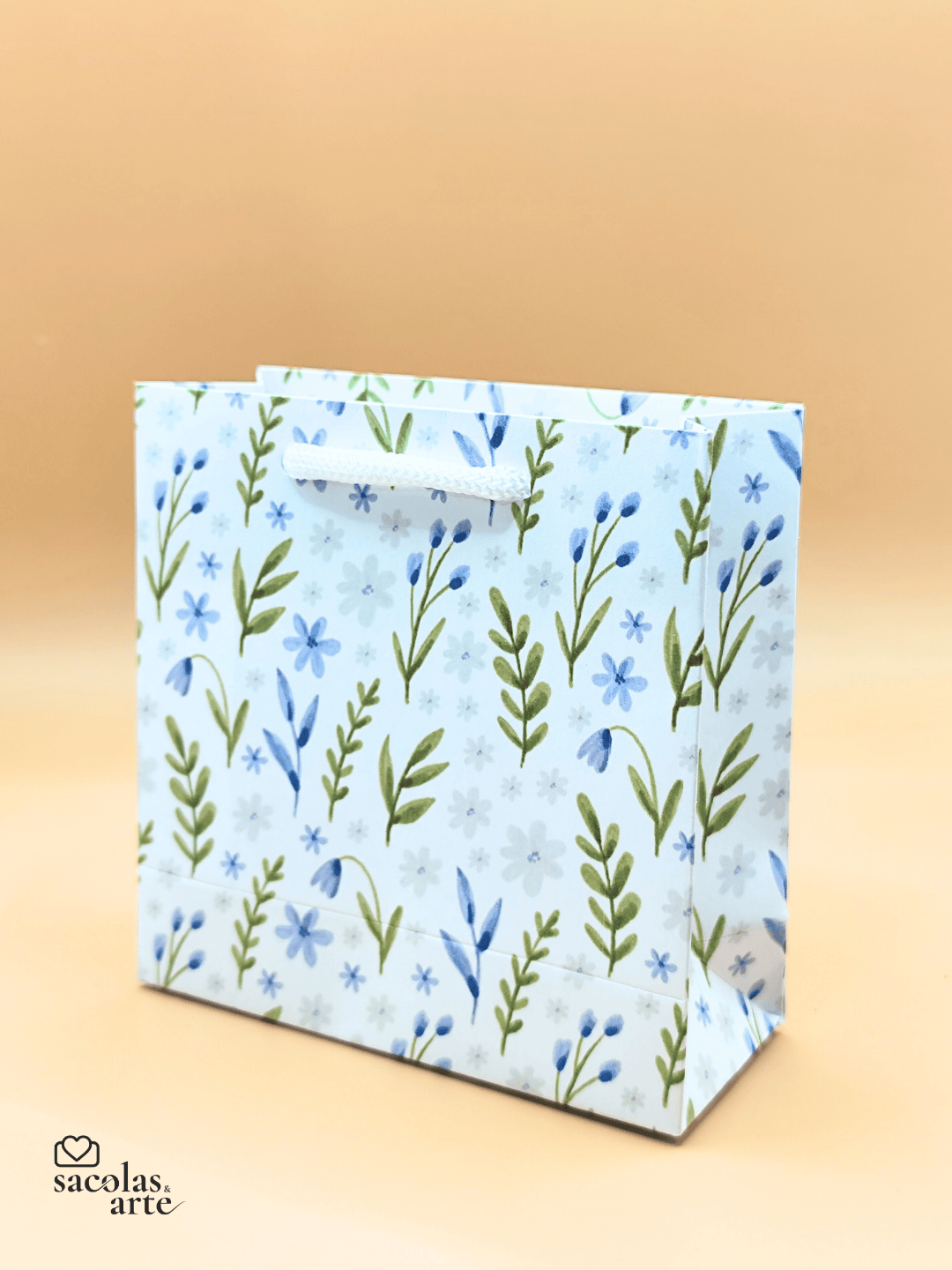10 Sacolas de Papel Estampadas MINI - 10x04x10
