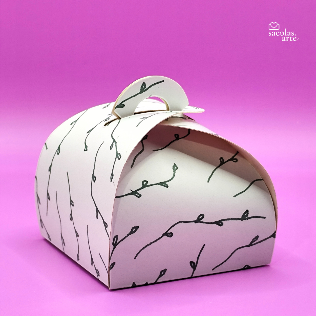 50 Caixas de Bem Casado Estampadas – 5,5cm