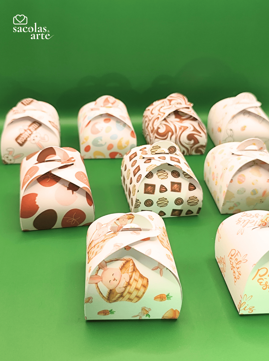 50 Caixas de Bem Casado Páscoa – 5,5cm