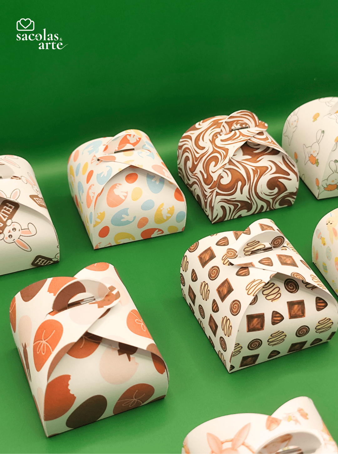 50 Caixas de Bem Casado Páscoa – 5,5cm