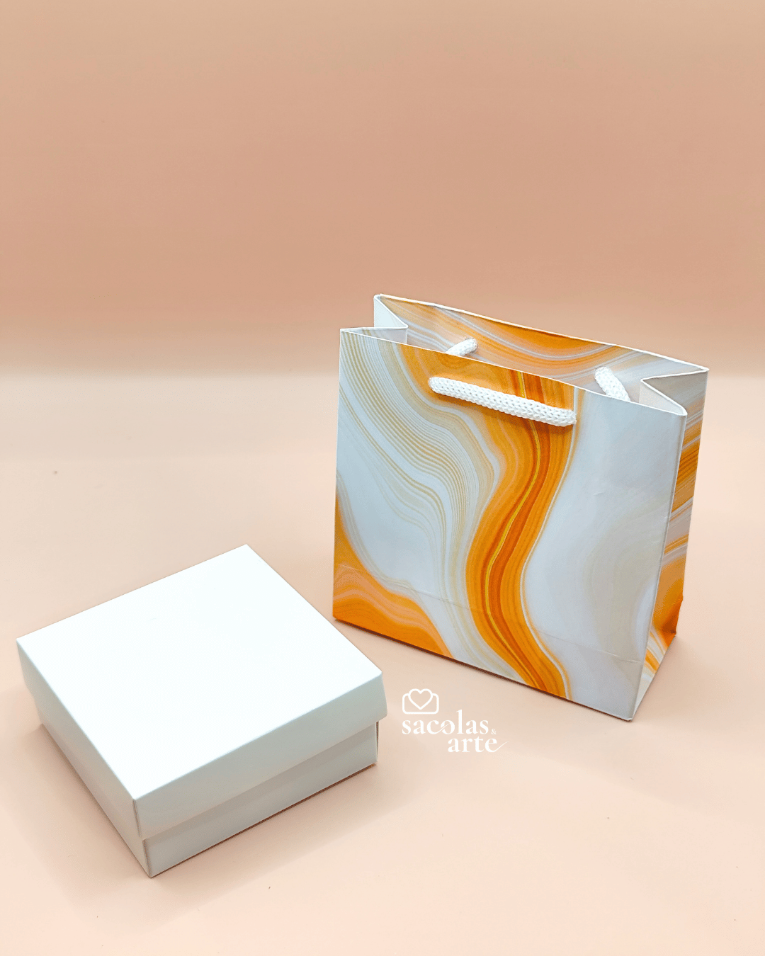 10 Kit Sacolas + Caixas para Joias