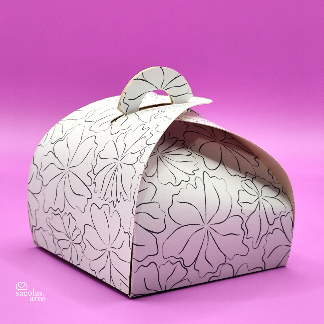 50 Caixas de Bem Casado Estampadas – 5,5cm