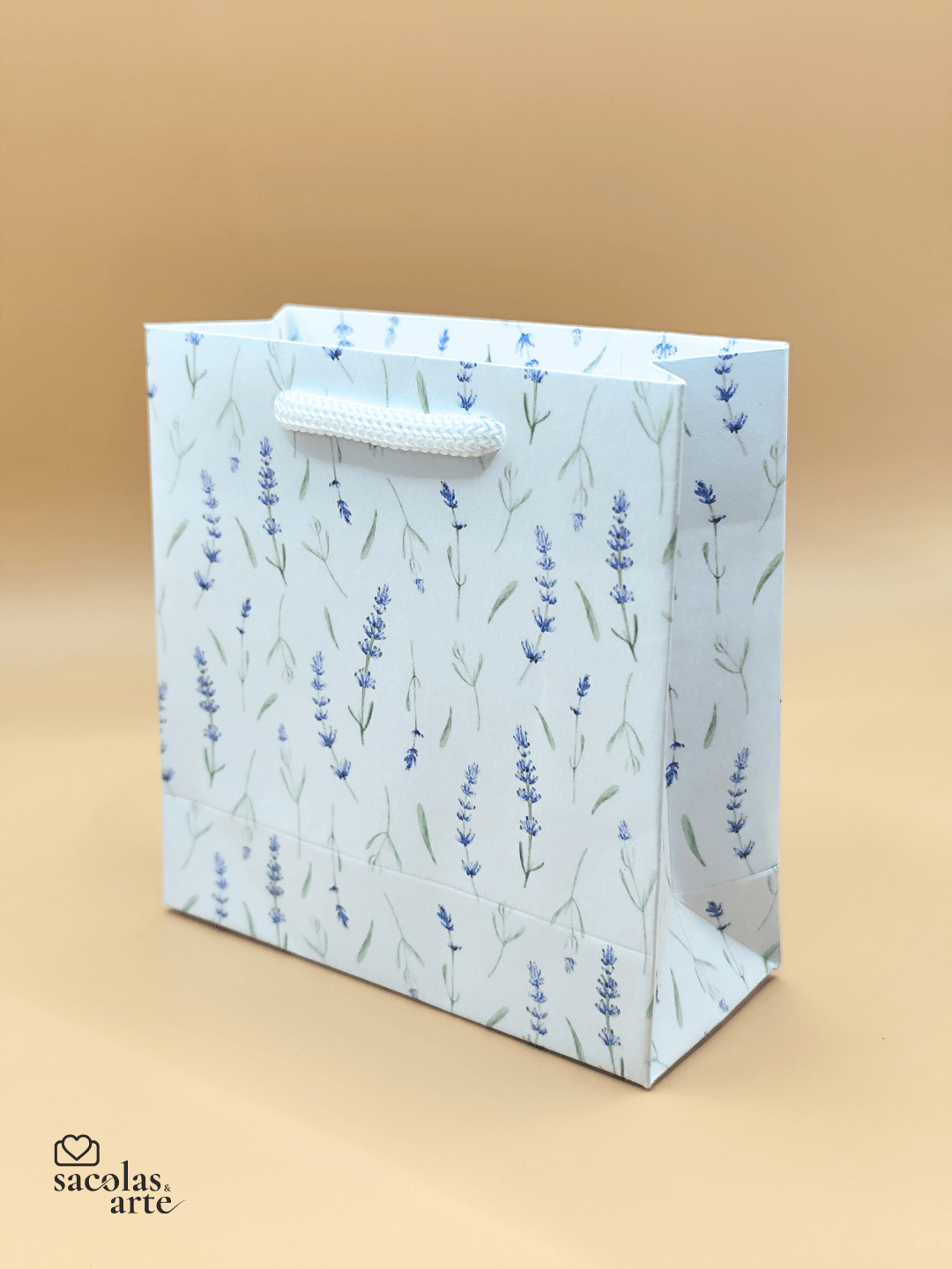 10 Sacolas de Papel Estampadas MINI - 10x04x10