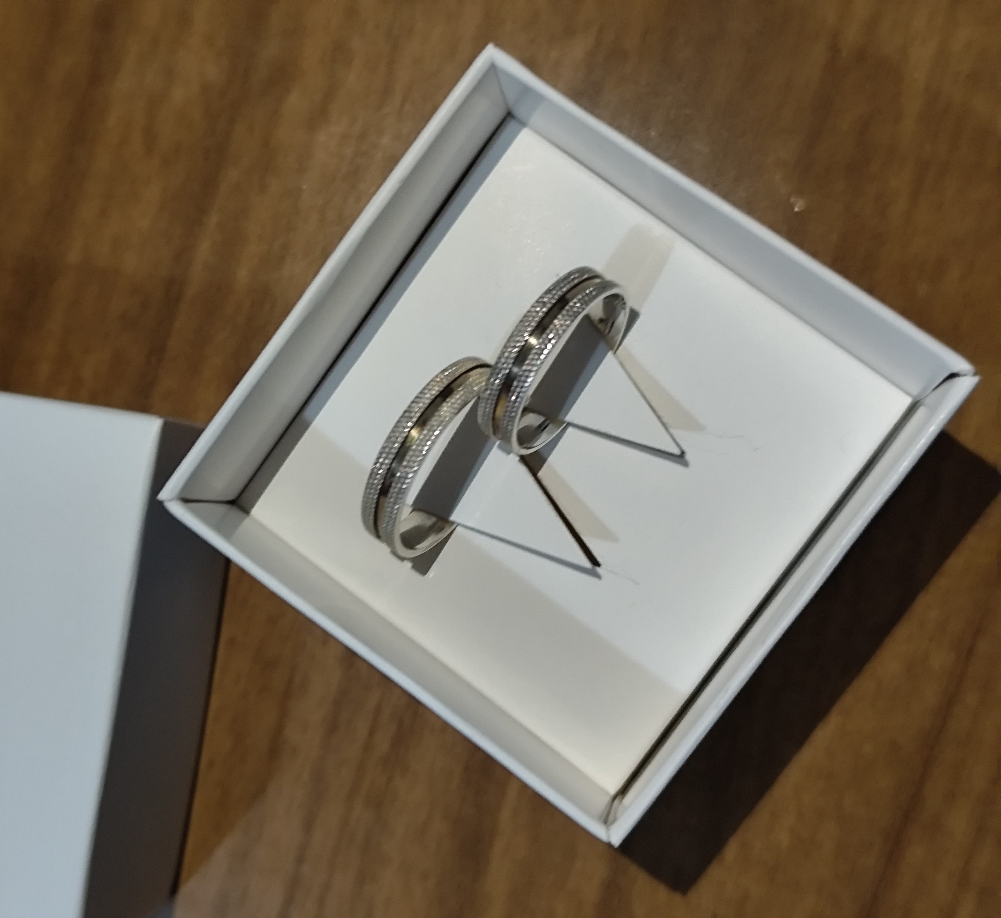 50 Caixas de Anel com Berço - 7,5cm x 7,5cm x 3,5cm