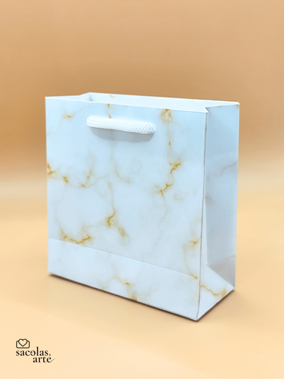 10 Sacolas de Papel Estampadas MINI - 10x04x10