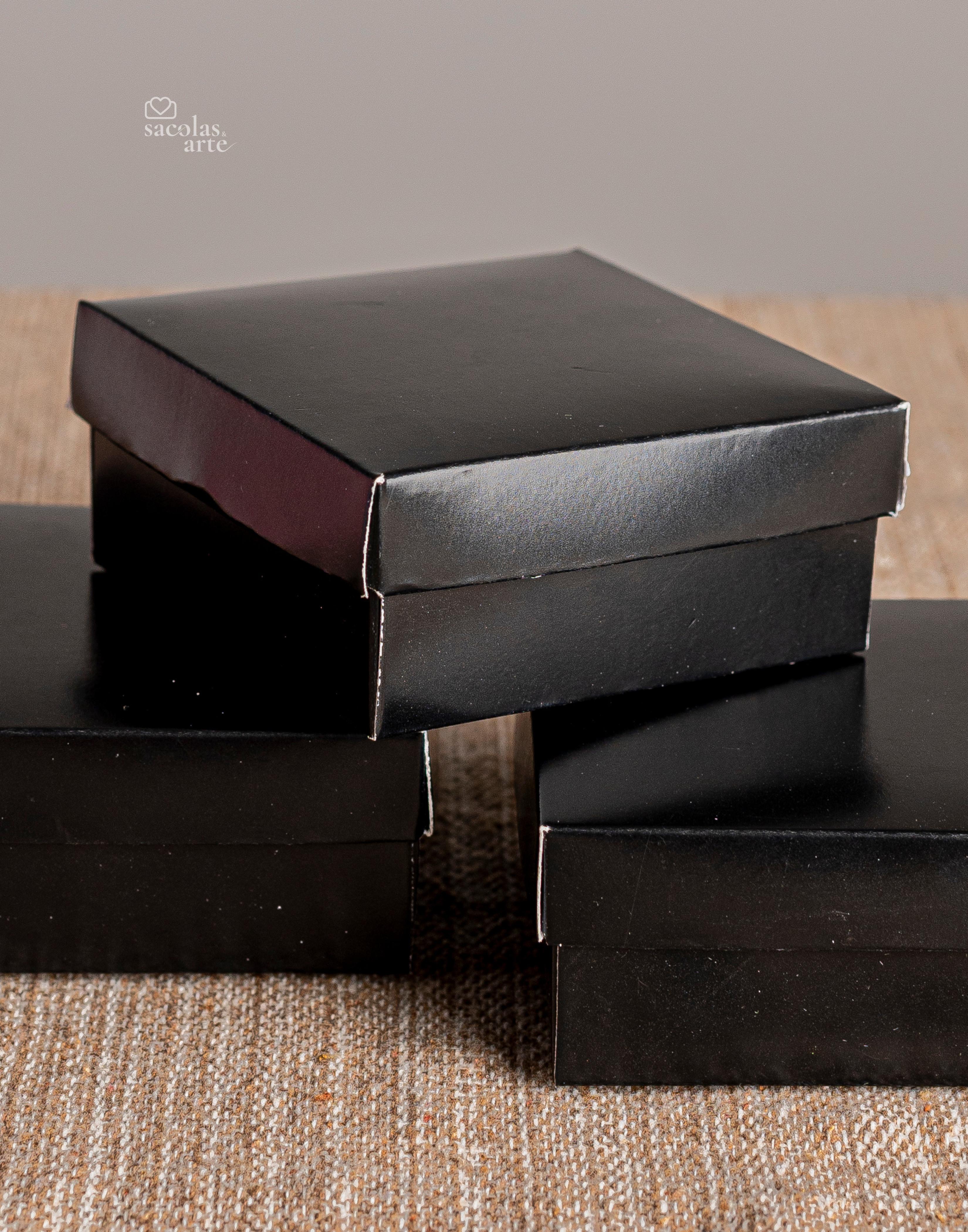 50 Caixas de Joias com Berço - 7,5cm x 7,5cm x 3,5cm